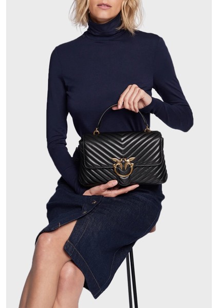 Logolu Çıkarılabilir Zincir Askılı Hakiki Deri Çanta Bayan Çanta 100043 A0GK Z99Q fiyatları