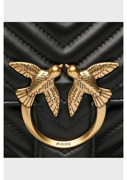 Logolu Çıkarılabilir Zincir Askılı Hakiki Deri Çanta Bayan Çanta 100043 A0GK Z99Q indirimleri