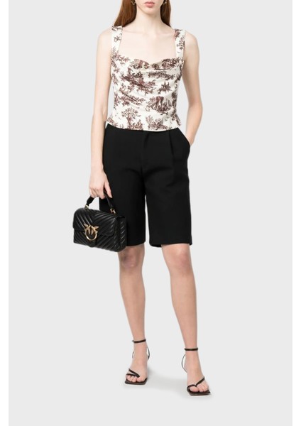 Logolu Çıkarılabilir Zincir Askılı Hakiki Deri Çanta Bayan Çanta 100044 A0GK Z99Q fiyatları