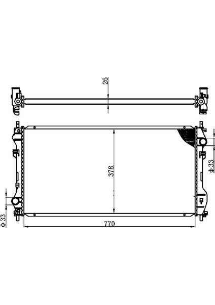 Transit 2.4d/2.4tdcı 00- Yc 1h 8005 Yc 1h 8005CB Yc 1h 8005CC mt 770*378*26