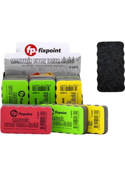 Mıknatıslı Eva Tahta Silgisi P-6690 3 Adet