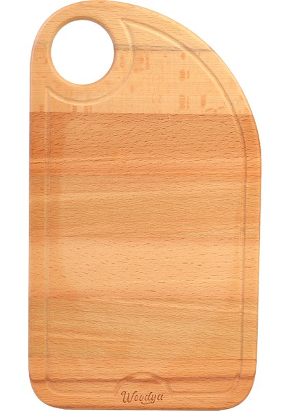 Woodya Ahşap Kesme Tahtası - Ahşap Sunum Tahtası - Ahşap Servis Tahtası 34x19 Cm