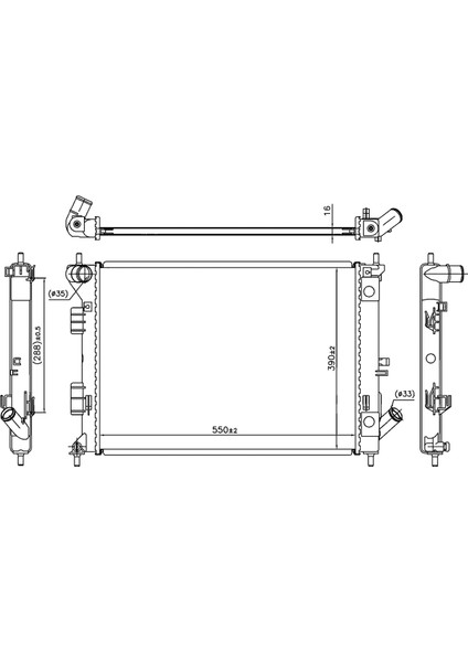 I30 1.4i/1.6i/1.6gdı 12+ Elantra 10+ 253103X011 mt 550*388*16