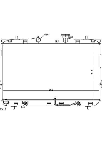 Elantra 2.0i 00- 25310-2D110 At 375*648*16