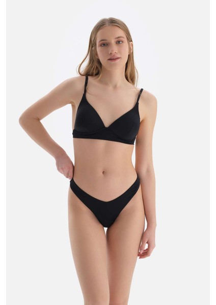Siyah Brazılıan Bikini Alt