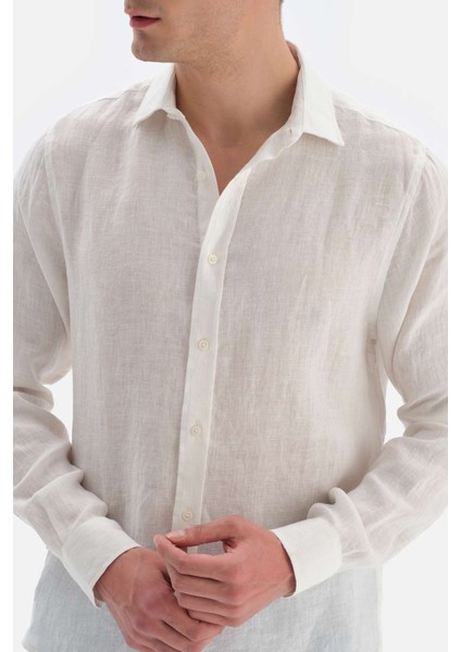 Beyaz Keten Uk. Gömlek indirimleri