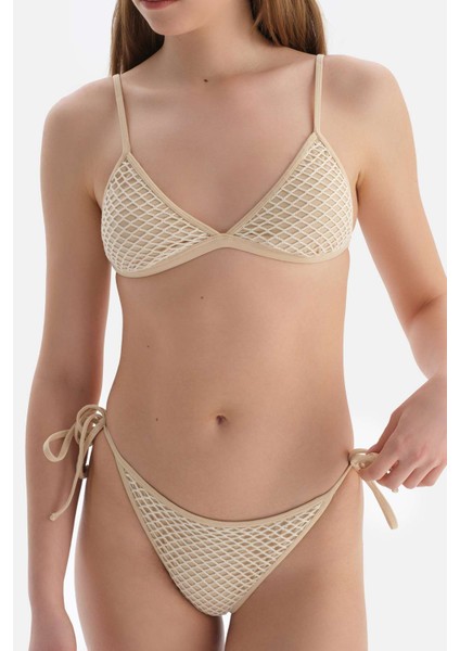 Ekru Spagetti Bikini Alt fırsatları