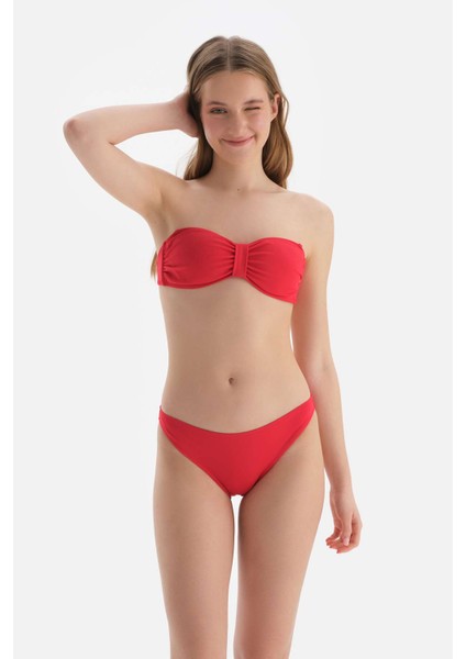 Kırmızı 2 cm Bikini Alt