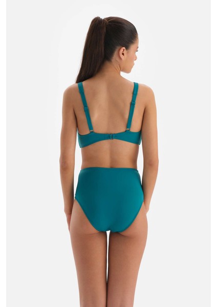 Petrol Kaplı Bikini Üstü