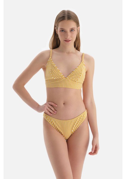 Sarı 2 cm Bikini Alt