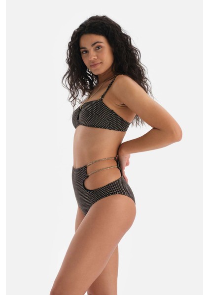 Siyah Straplez Bikini Üst modelleri