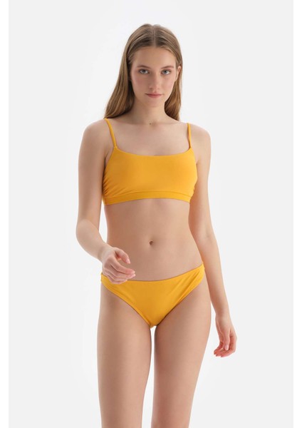 Sarı 2 cm Bikini Alt