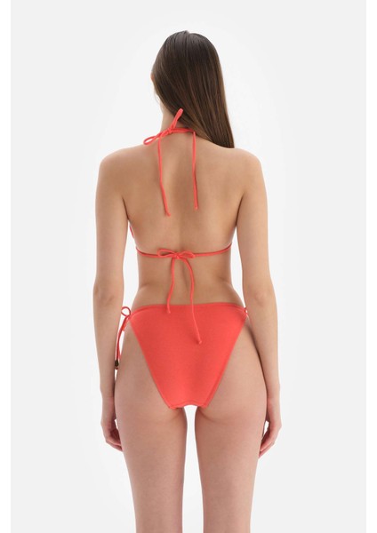Turuncu Spagetti Bikini Alt