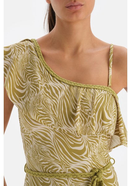 Fıstık Yeşili Volanlı Mayo modelleri