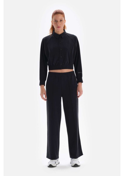 Siyah Kadın Ceket Düğmeli Cupro fırsatları