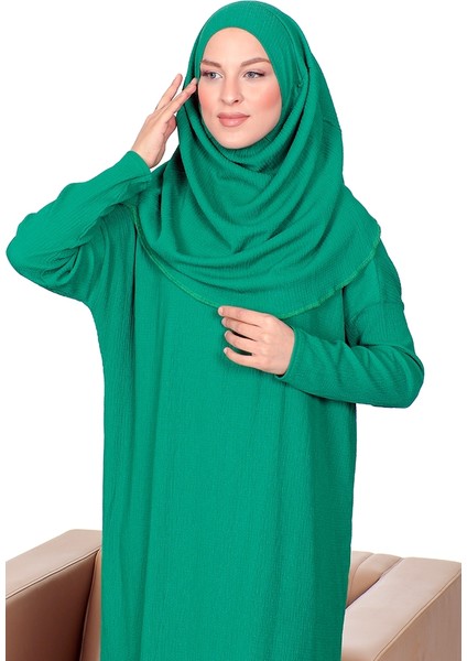 Gülin Namaz Elbisesi 497 - Yeşil