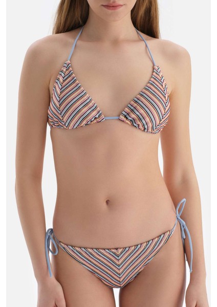 Mavi Spagetti Bikini Alt modelleri