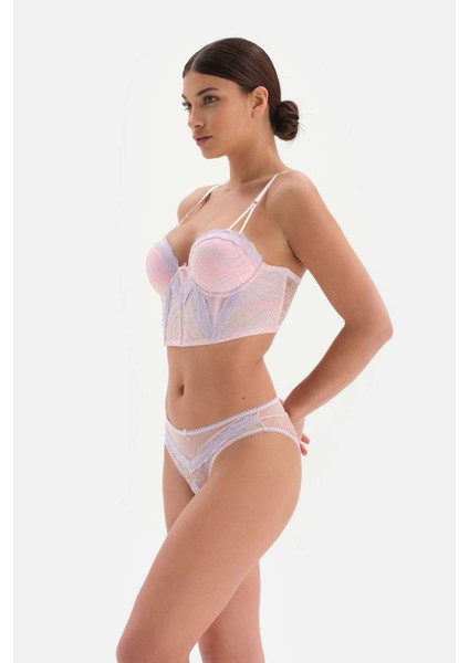 Pembe Aksesuar Detaylı Kaplı Büstiyer modelleri