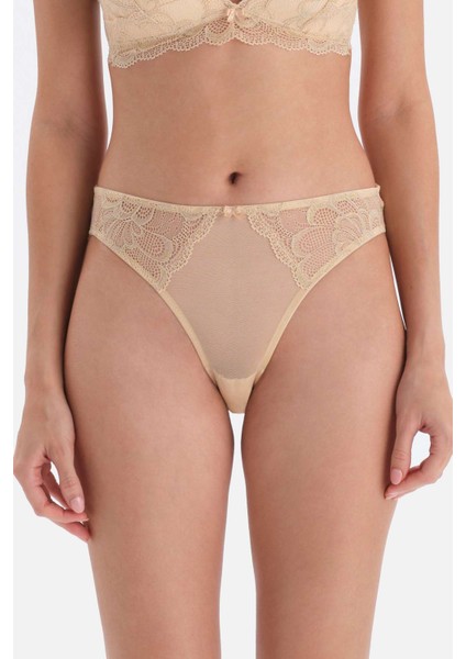 Bej Aksesuar Detaylı Detaylı Dantteli Külot fiyatları