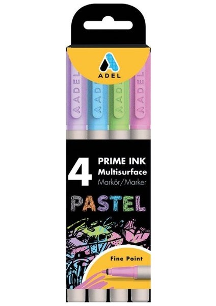 Prime Ink Multisurface 4'lü Pastel