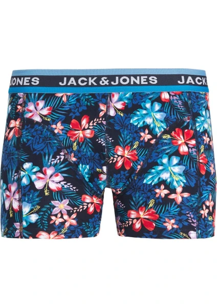 Jack & Jones Çiçek Desenli Tekli Boxer- Miami