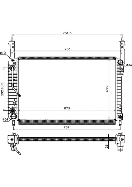 Captiva - Opel Antara 2.0cdtı 06+ 96629055 At  670*408*26