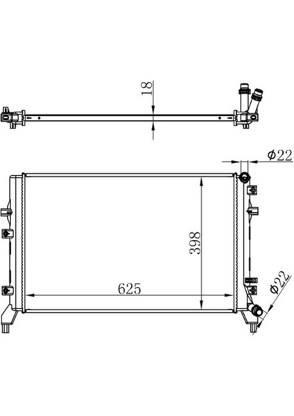 Golf Vı/beetle/caddy Iıı/ıv/eos/jetta Iv/passat B6/b7/scırocco/touıran/magotan/sagıtar - Audı A3 - Skoda Octavıa Iı/superb Iı/yetı 1.0/1.2/1.4 03+ 1K0121251BN mt 625*408*18 fiyatları