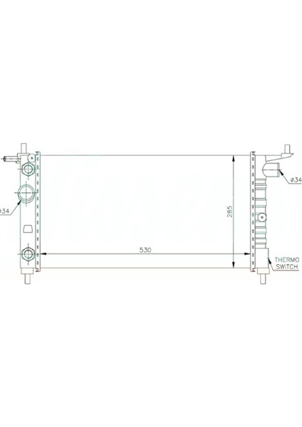 Corsa B/combo/tıgra A 1.2/1.4/1.6 - Chevrolet Celta/prızma 93-00 1300149 mt 530*268*22