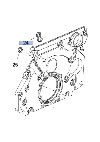 Opel Astra K 1.6 Dizel Motor Zincir Yan Kapak Contası Üst Yerli Marka HSF-2104