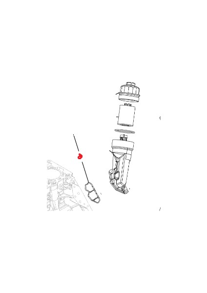 Opel Corsa D 1.2 / 1.4 Twinport Benzinli Motor Yağ Filtre Kütük Alt Contası Orjinal Ürün 90530264