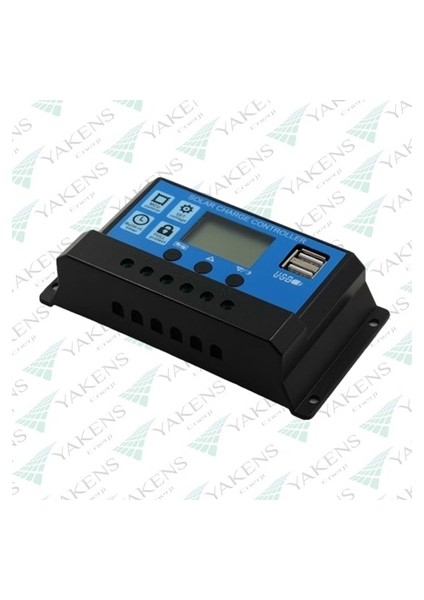 20A Solar Şarj Regülatörü 20 Amper Güneş Paneli Şarj Kontrol Cihazı Lexron 12/24V