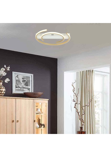 Lapaz D550 Buyuk Altın Ledlı Plafonyer 3000K 45W