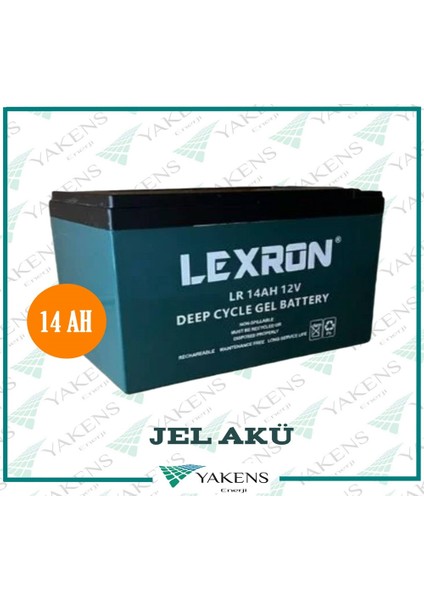 14 Amper Jel Akü Lexron