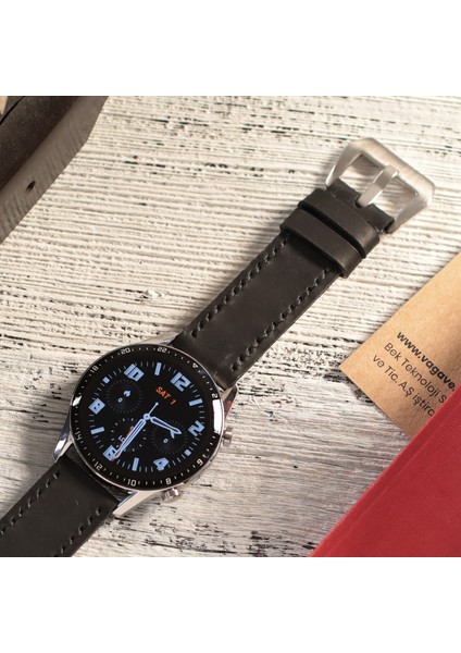 Huawei Watch Deri Kordon 46mm 22mm Gt2 E Gt2e Gt2pro Gt3 Pro Gt3pro Watch GT4 Gt 2 3 4 Huawei Watch 4 Pro Ultimate Pro Se 2e Elite Siyah Deri Kayış 46 22mm fırsatları