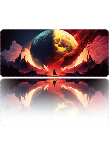 Mouse Pad Büyük Boy Gaming Oyuncu Xxl 90X40 cm Bloodymoon