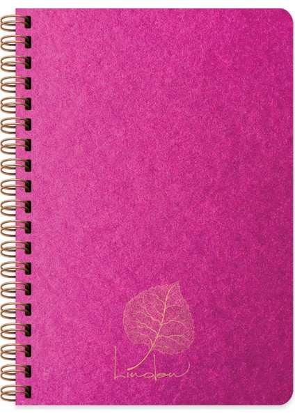 A5 Kareli Defter Linden - Fuşya