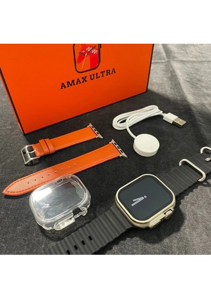 Watch 8 Ultra 49MM Vidalı Amax Ultra Akıllı Saat