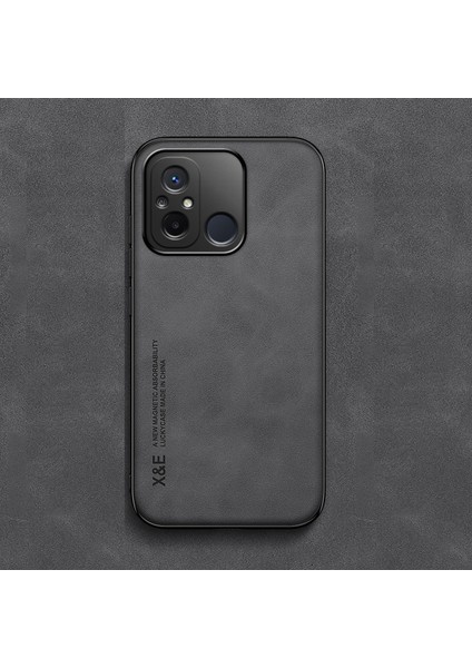 For Xiaomi Redmi 12C Cilt Hissi Manyetik Emme Cep Telefonu Kılıfları (Yurt Dışından)