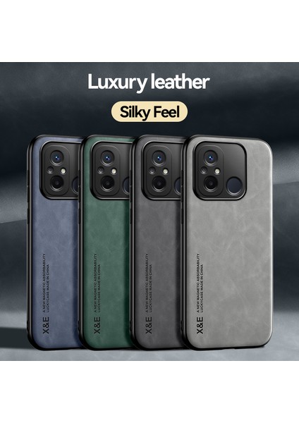 For Xiaomi Redmi 12C Cilt Hissi Manyetik Emme Cep Telefonu Kılıfları (Yurt Dışından) indirimleri