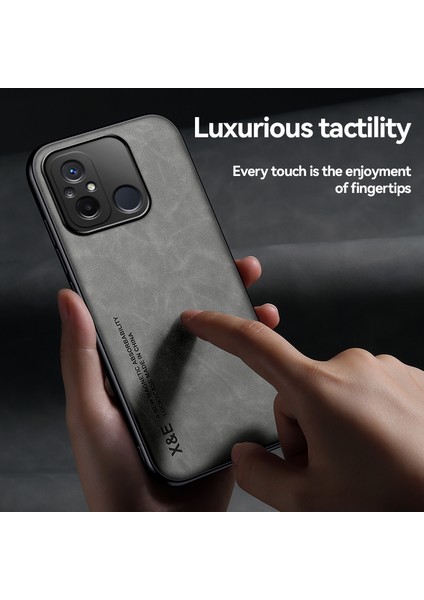 For Xiaomi Redmi 12C Cilt Hissi Manyetik Emme Cep Telefonu Kılıfları (Yurt Dışından) modelleri