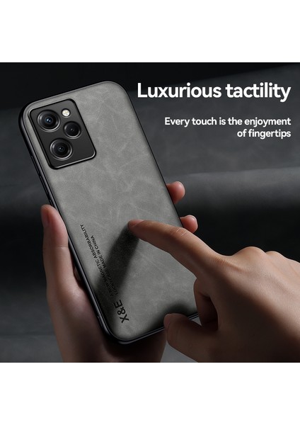 For Poco X5 Pro 5g Cilt Hissi Manyetik Emme Cep Telefonu Kılıfları (Yurt Dışından)