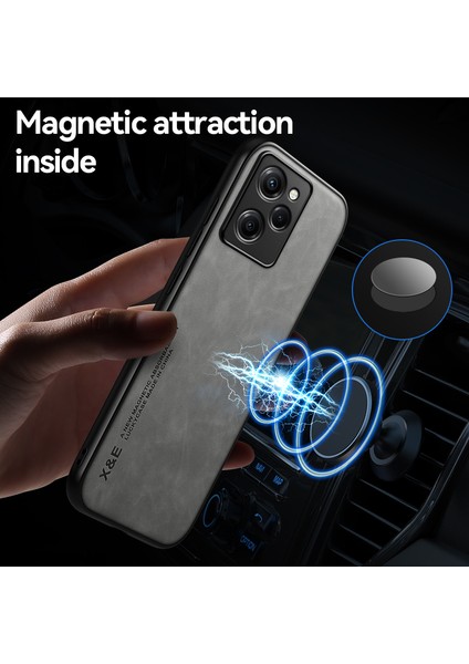 For Poco X5 Pro 5g Cilt Hissi Manyetik Emme Cep Telefonu Kılıfları (Yurt Dışından)