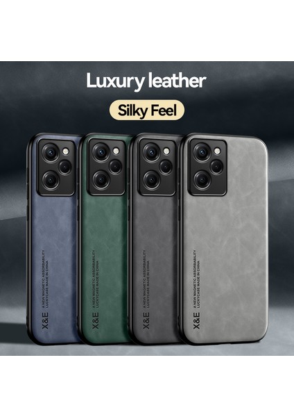 For Poco X5 Pro 5g Cilt Hissi Manyetik Emme Cep Telefonu Kılıfları (Yurt Dışından)