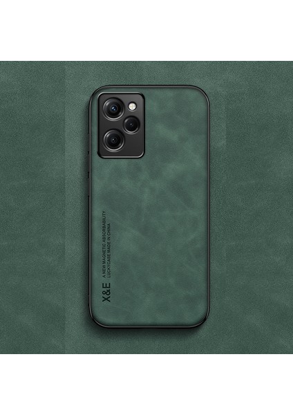 For Poco X5 Pro 5g Cilt Hissi Manyetik Emme Cep Telefonu Kılıfları (Yurt Dışından)