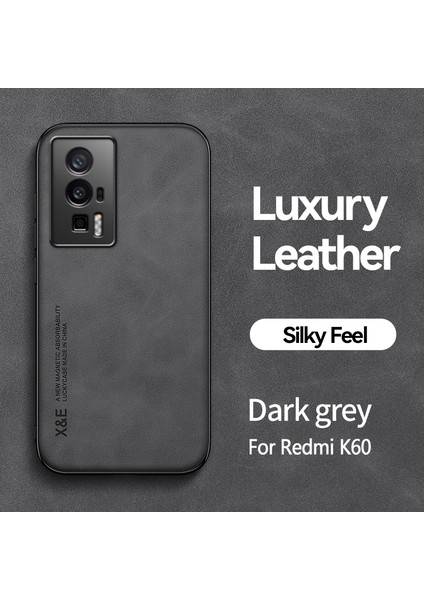For Xiaomi Redmi K60E Cilt Hissi Manyetik Emme Cep Telefonu Kılıfları (Yurt Dışından)