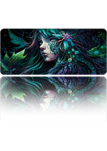 Mouse Pad Büyük Boy Gaming Oyuncu Xxl 90X40 cm Forest-Girl