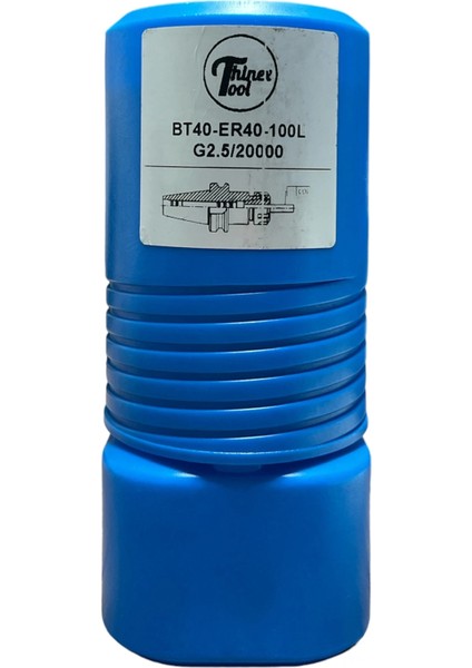 BT40 ER40 - 100 Pens Başlığı Er Tip Pens Tutucu Başlık