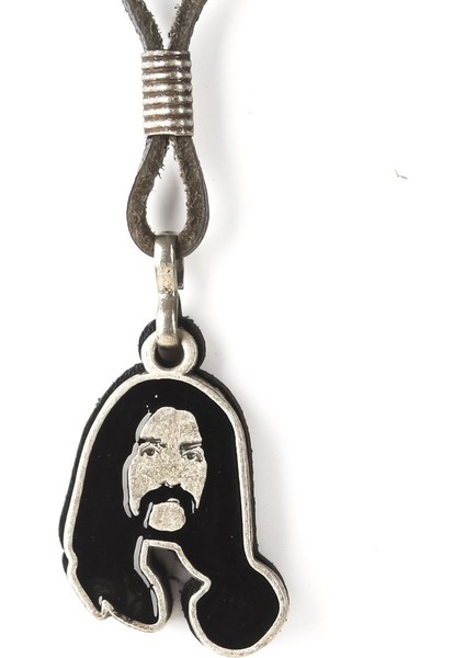 Barış Manço Hakiki Deri Kolye