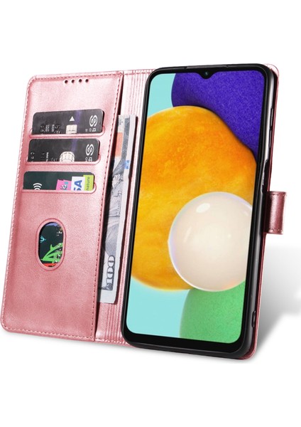 Samsung Galaxy A54 5g Cüzdan Telefon Kılıfı Pu Deri Stand Kare Manyetik Toka Kapağı (Yurt Dışından)