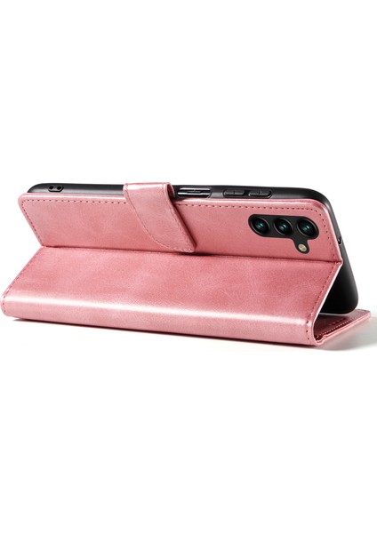 Samsung Galaxy A54 5g Cüzdan Telefon Kılıfı Pu Deri Stand Kare Manyetik Toka Kapağı (Yurt Dışından)